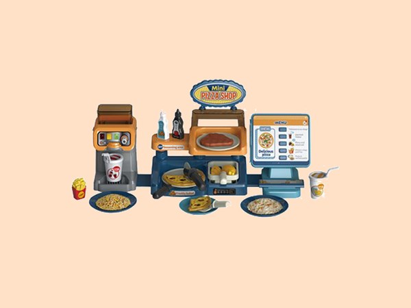 ست اسباب بازی موزیکال پیتزا فروشی 35 تکه مدل Mini Pizza Shop Toys A1463666Q-U