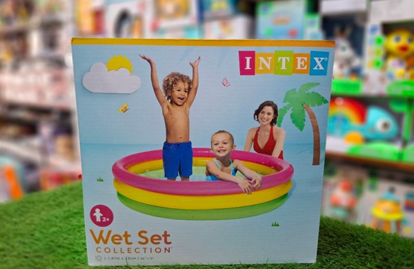 استخر بادی قطر 147 سانتیمتری کف بادی اینتکس-اسباب بازی