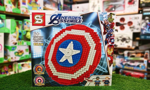 ﻿لگو مارول سپر کاپیتان آمریکا 405 قطعه مدل Captain America Lego SY1454_اسباب بازی