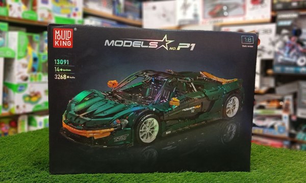 ﻿لگو تکنیک ماشین مسابقه ای 3268 قطعه با مقیاس 1:8 مدل Mould King 13091 Technik Sports Car Model_اسباب بازی