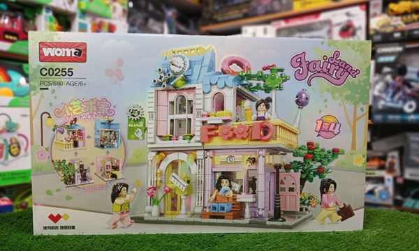 لگو فرندز ساختمان دو طبقه 880 قطعه مدل WOMA TOY C0255_اسباب بازی