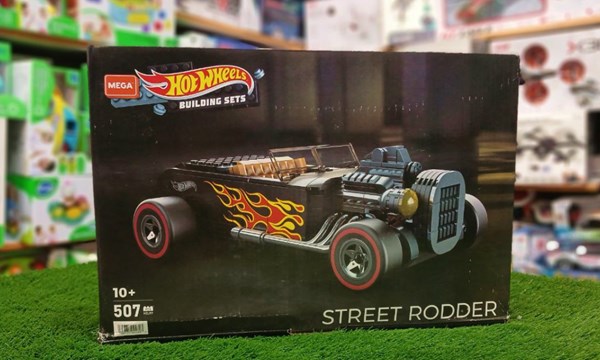 ﻿لگو تکنیک ماشین مسابقه ای هات ویلز 507 قطعه مدل Hot Wheels Mega Street Rodder_اسباب بازی