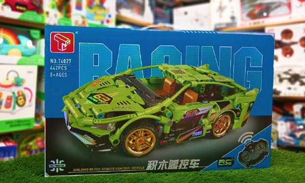 لگو تکنیک ماشین کنترلی شارژی 442 قطعه رنگ سبز مدل TA GAOLE T4027_اسباب بازی