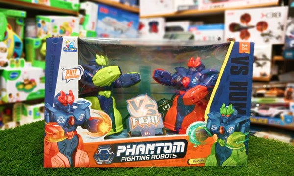 ربات اسباب بازی کنترلی جنگنده مجموعه 2 عددی_اسباب بازی