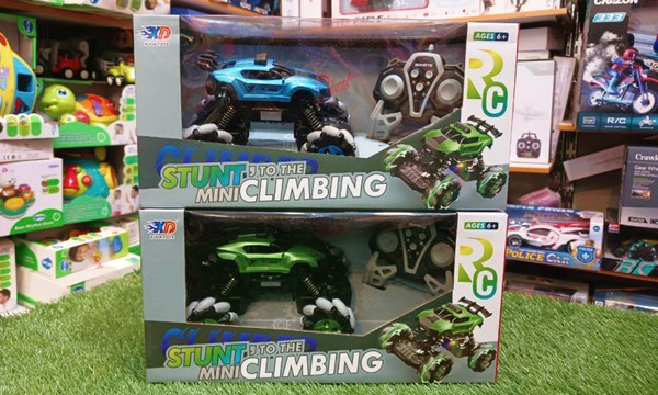 ماشین کنترلی آفرود با چرخ های کپسولی مدل Stunt Mini Climbing Remote Control Car_اسباب بازی