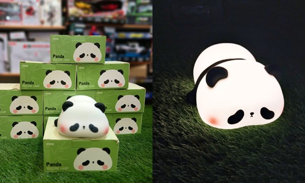 چراغ خواب سیلیکونی شارژی طرح پاندا خوابالو_اسباب بازی