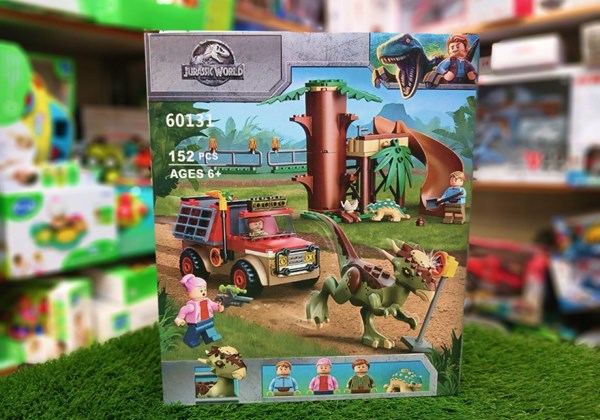 لگو پارک ژوراسیک دایناسور 152 قطعه مدل Dinosaur World 60131_اسباب بازی