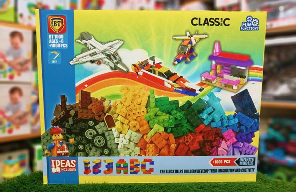 لگو کلاسیک وسایل حمل و نقل 1000 قطعه مدل BT_اسباب بازی