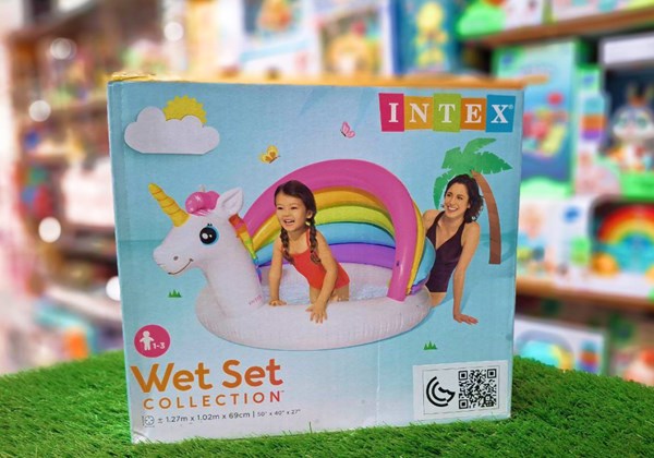 استخر بادی کف بادی اینتکس طرح یونیکورن (اسب تک شاخ)_اسباب بازی