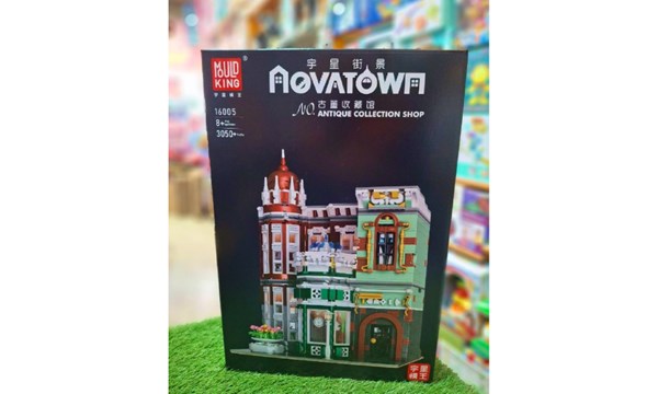 لگو کریتور فروشگاه عتیقه‌ جات کلاسیک چراغدار 3050 قطعه مدل MOULD KING 16005 Antique Collection Store_اسباب بازی