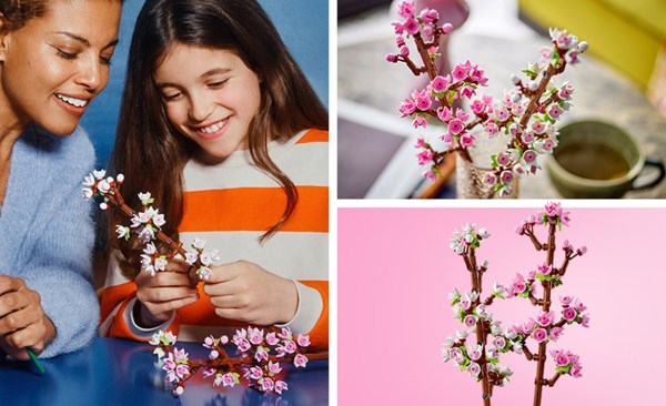 لگو شکوفه های گیلاس 430 قطعه مدل LEGO Cherry Blossoms 40725_اسباب بازی