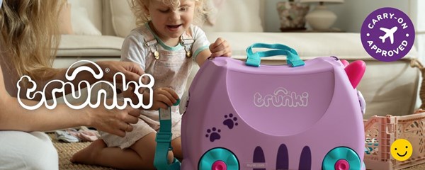 چمدان سواری کودک با ظرفیت 18 لیتر طرح گربه مدل 00322 Trunki 18L_اسباب بازی