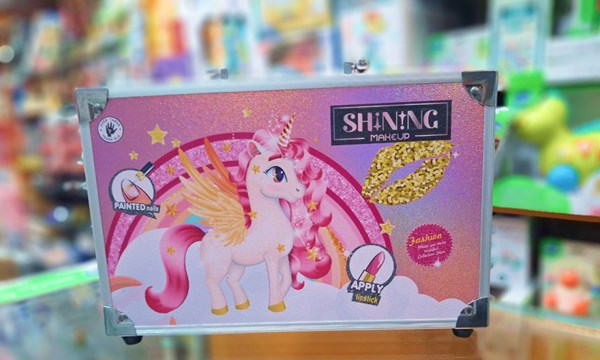 کیف لوازم آرایشی پریمیوم یونیکورن مدل Premium Unicorn Makeup Beauty Box B290_اسباب بازی