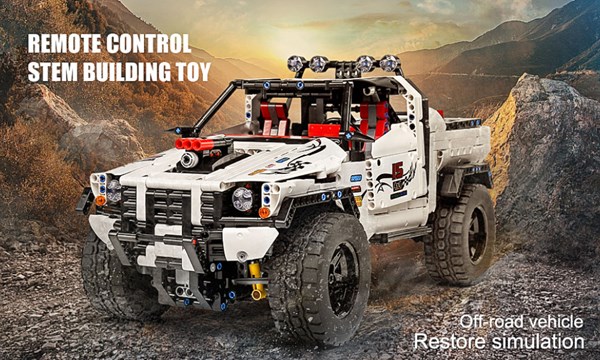 لگو تکنیک ماشین آفرود با کنترل و اپلیکیشن 2013 قطعه مدل Mould King 18005 RC Off-Road_اسباب بازی