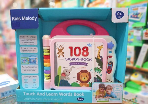 اسباب بازی کتاب موزیکال و آموزشی، بلوتوث دار با 108 کلمه انگلیسی_اسباب بازی