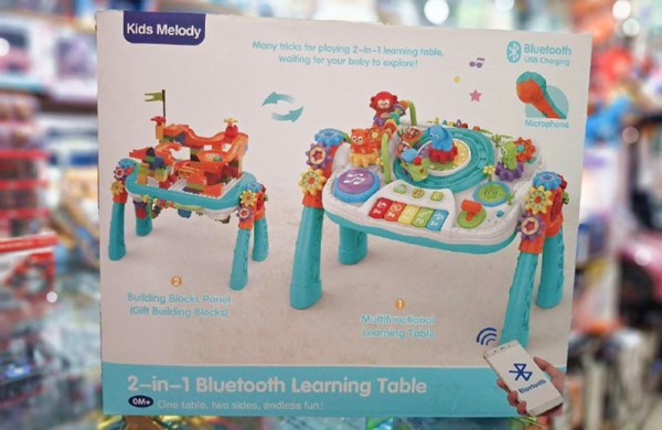 میز آموزشی بلوتوثی قابل شارژ 2 در 1 مدل Bluetooth Learning Table_اسباب بازی