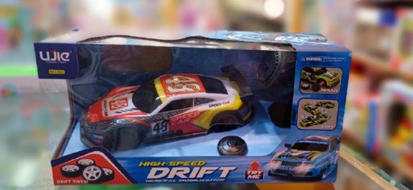 ماشین کنترلی دریفت با چرخ‌های یدکی مقیاس 1:12 مدل Drift Car Super Racing 99-221_اسباب بازی