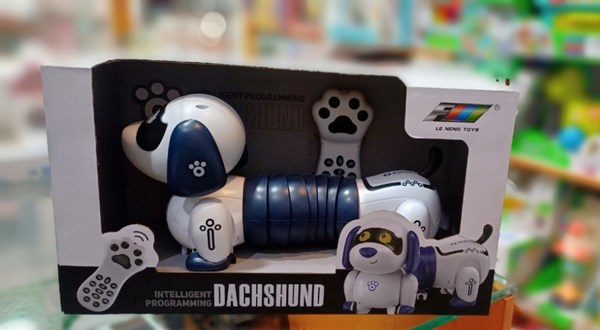 سگ رباتیک هوشمند پا کوتاه فنری مدل K45_اسباب بازی