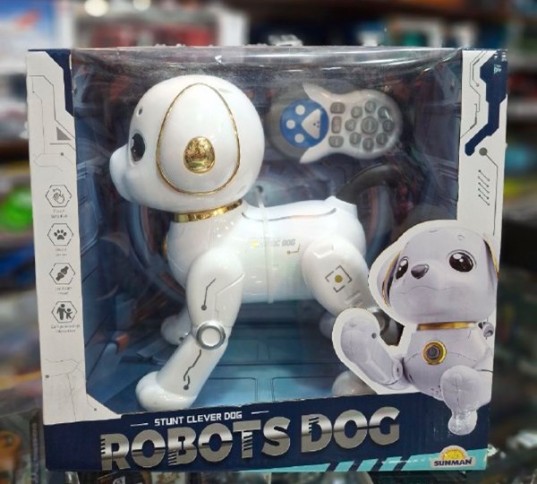 سگ رباتیک هوشمند با سنسور و کنترل مدل Programmable Robot Dog Toy 799_اسباب بازی