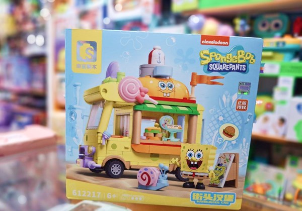 لگو ماشین همبرگر باب اسفنجی 369 قطعه مدل 612217_اسباب بازی