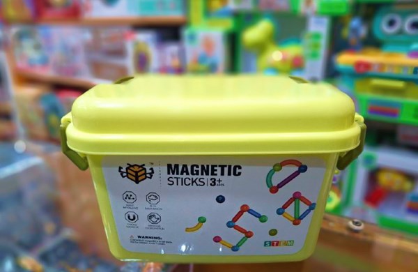 اسباب بازی مگنت مغناطیسی 64 قطعه برند زنبوری مدل MAGNET 159_اسباب بازی