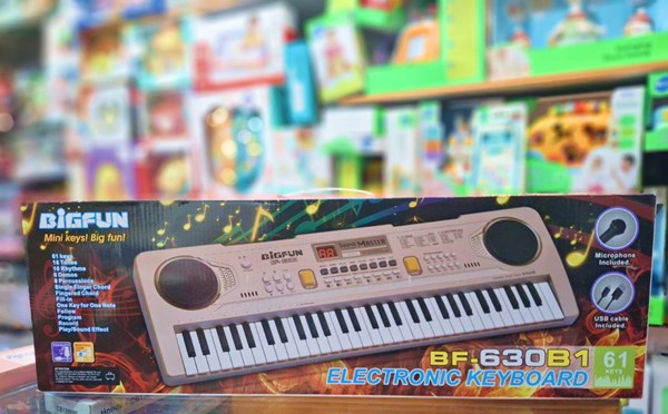 اسباب بازی آموزشی ارگ بیگفان 61 کلید مدل BIGFUN 630_اسباب بازی