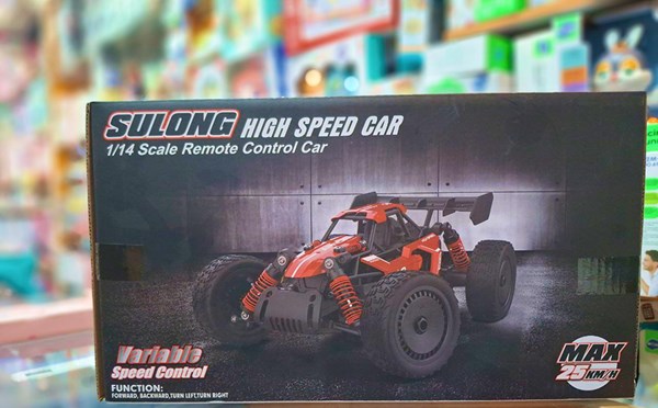 ماشین کنترلی آفرود سرعتی فلزی مقیاس 1:14 رنگ سبز مدل RC Racing Car 326_اسباب بازی