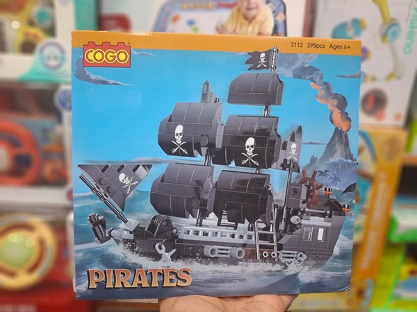لگو کریتور کشتی دزدان دریایی کوگو 298 قطعه مدل CoGo 2112_اسباب بازی