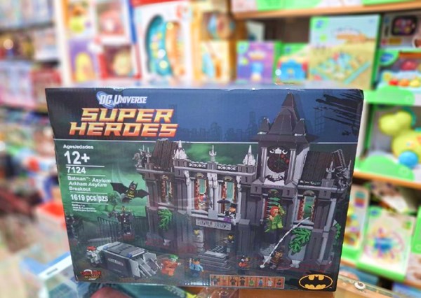 لگو دی سی فرار جوکر از بیمارستان آرکام 1619 قطعه مدل Super Hero 7124_اسباب بازی