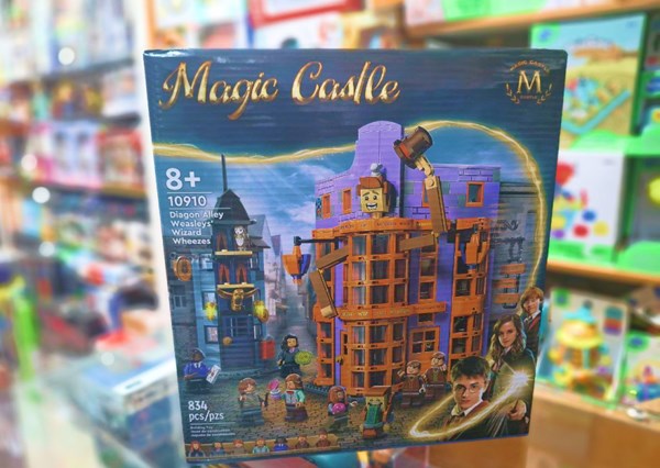 لگو هری پاتر کوچه دیاگون جادوگر ویزلی 834 قطعه مدل 10910 Weasleys Wizard Wheezes_اسباب بازی