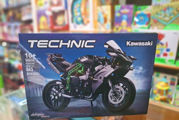 لگو تکنیک موتور کاوازاکی 643 قطعه مدل 88035 Kawasaki Ninja H2_اسباب بازی