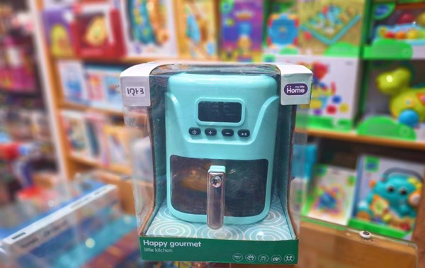 اسباب‌ بازی سرخ‌ کن هواپز موزیکال و چراغدار با لوازم جانبی مدل 1012 Air Fryer_اسباب بازی