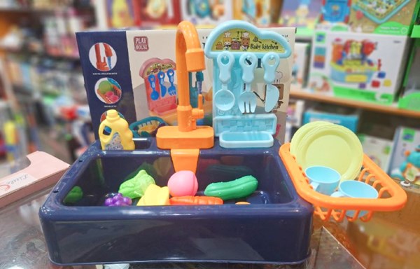 اسباب بازی سینک ظرفشویی 20 قطعه kitchen sink کد 6060_اسباب بازی