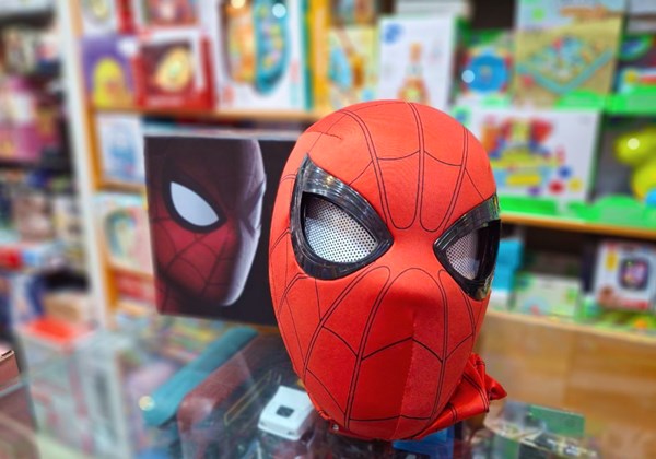 ماسک صورت مرد عنکبوتی فک دار قرمز Spider-Man Headgear_اسباب بازی