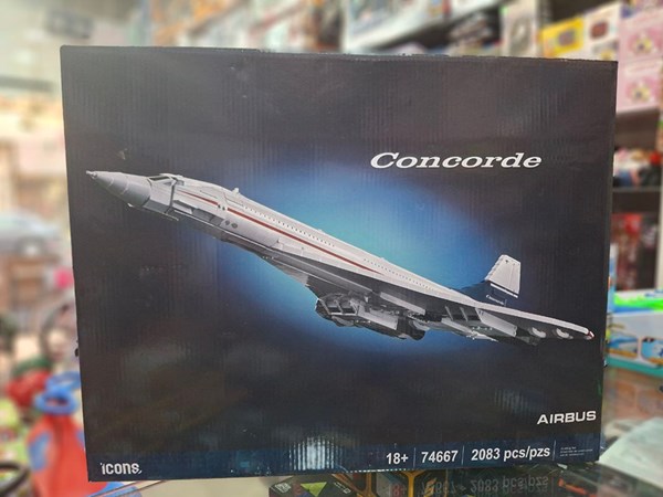 لگو کریتور جت مسافربری ایرباس کنکورد 2083 قطعه با پایه کد 74667_اسباب بازی