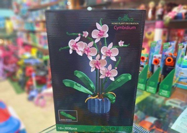 لگو کریتور گلدان گل ارکیده 608 قطعه کد 12390_اسباب بازی