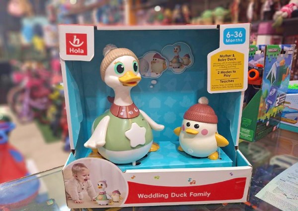 اردک و جوجه موزیکال هولی تویز سنسور دار مدل Hola Toys HE998701_اسباب بازی