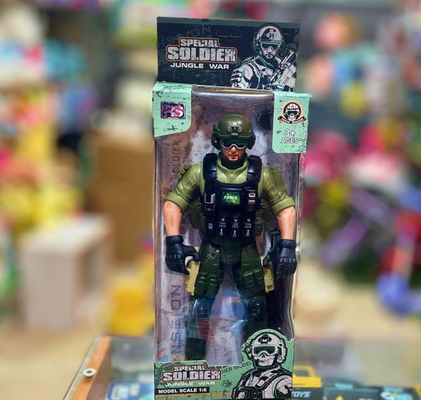 اکشن فیگور مفصلی سرباز نیروی ویژه مقیاس 1:6 مدل 8910_اسباب بازی