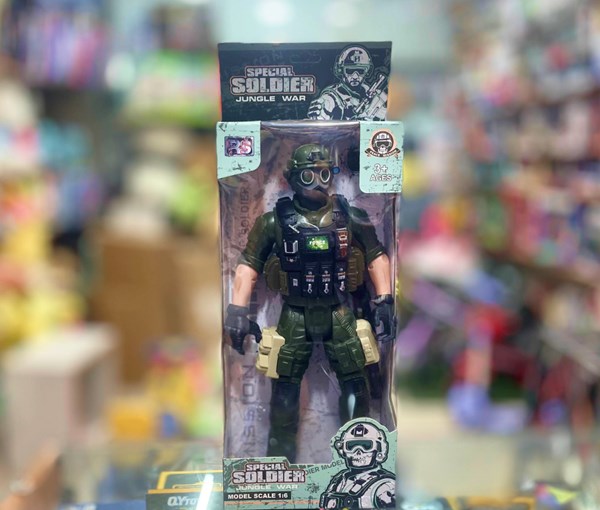 اکشن فیگور مفصلی سرباز نیروی ضربت مقیاس 1:6 مدل 8910_اسباب بازی