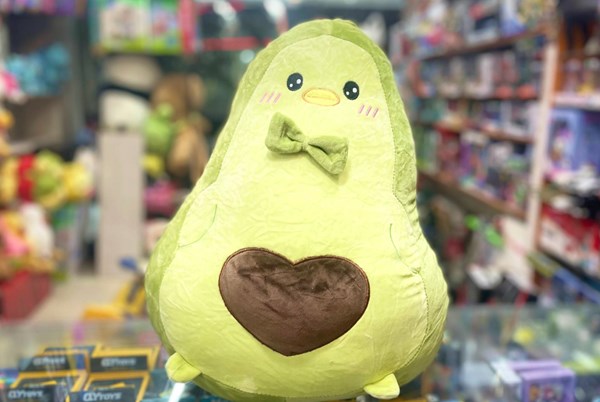 عروسک پولیشی اورجینال آووکادو سبز پتو دار_اسباب بازی