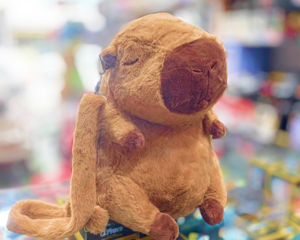 عروسک پولیشی اورجینال کاپی بارا 30 سانتی مدل کوله پشتی_اسباب بازی