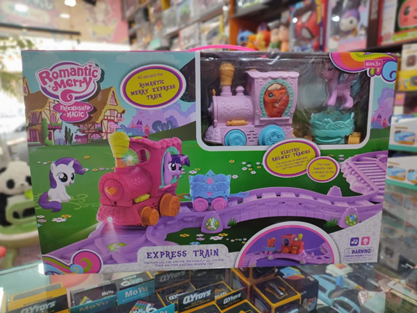 قطار اسباب بازی موزیکال پونی مدل 88362