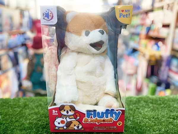 عروسک سگ رباتیک کوله پشتی دار مدل 551