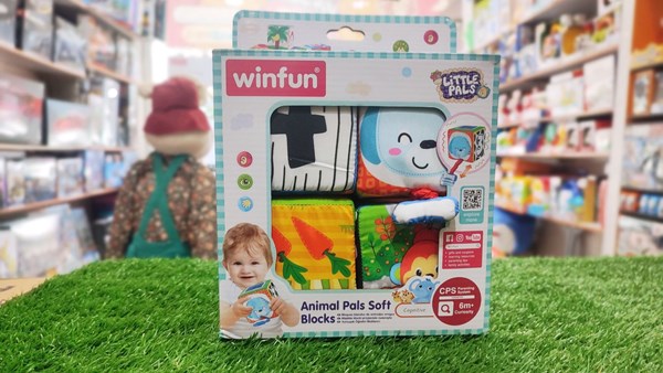 بلوک پارچه ای حیوانات وین فان Winfun مدل 000178