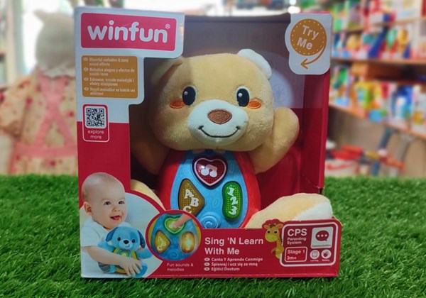 عروسک پولیشی خرس وین فان Winfun مدل 000681