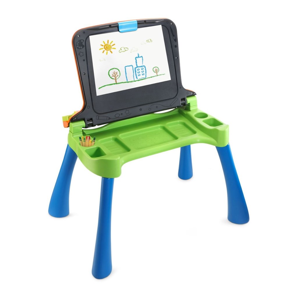 میز و صندلی 5 حالته موزیکال آبی مدل VTech Pre School Get Ready for