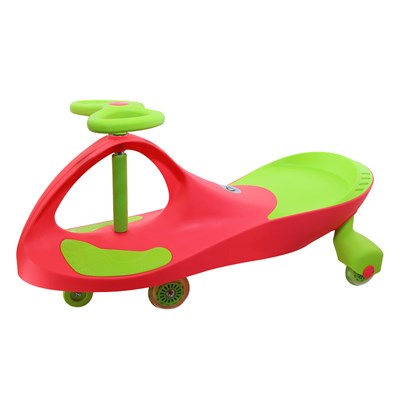 سه چرخه لوپ کار چرخ ژله ای صورتی سبز LOOPCAR-اسباب بازی