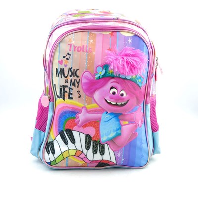 کوله پشتی 40 سانتی‌ ترول ها مدل Simba - Backpack - Trolls Music is Life Backpack_کیف مدرسه