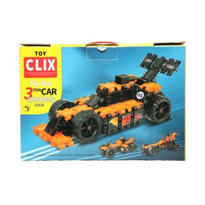 اسباب بازی ساختنی توربو 104 قطعه کلیکس توی CLIX TOY _اسباب بازی