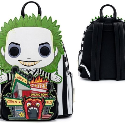 کوله پشتی 27 سانتی فانکو مدل بیتل جوس Funko - Loungefly - Backpack - Beetlejuice _کیف مدرسه